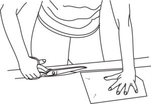How to cut fabric