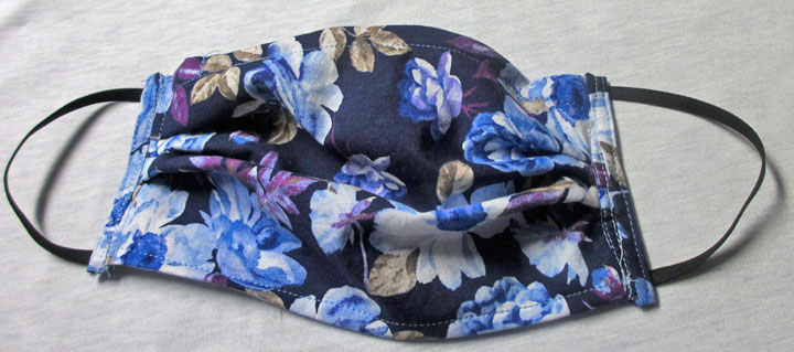 A sewn mask