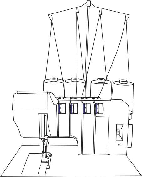 Overlock sewing machine