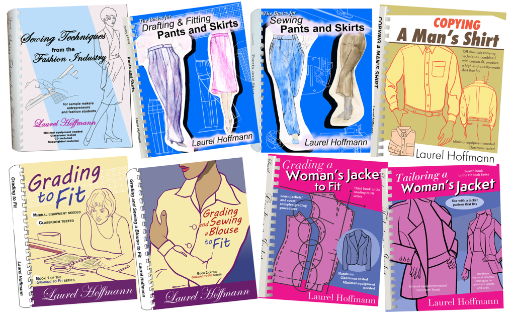 Eight book covers